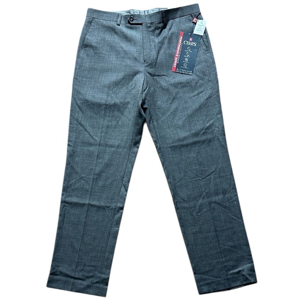 NEW Chaps Men's Grey Dress Pants